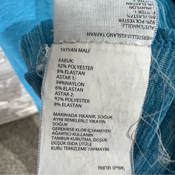 Prana Women's Large Performance Calico Blue  Athletic Dress with Cut Out Back - Picture 7 of 8